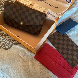 This bag is SOLD Authentic/ Louis Vuitton Damier Ebene.